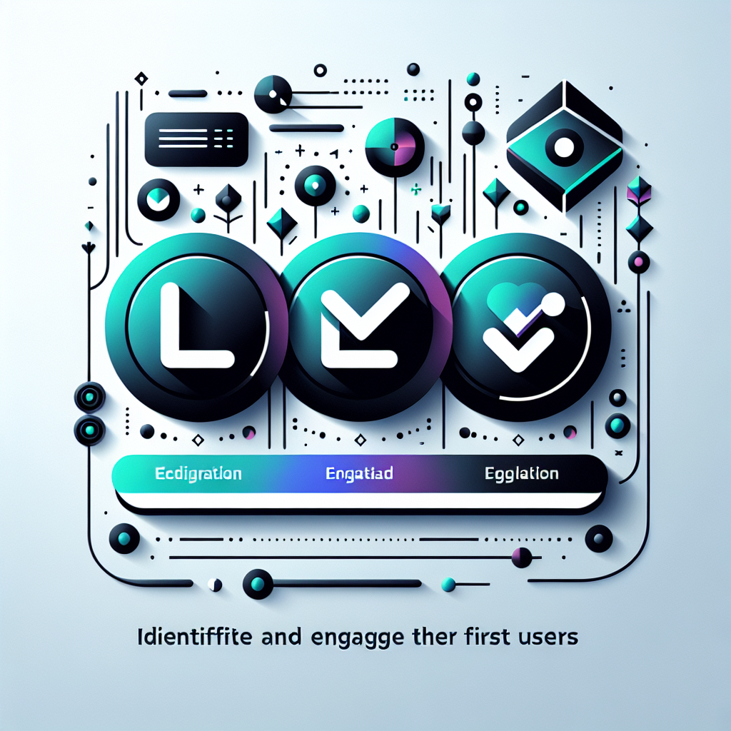 image qui permet de representer l'article au titre de : Comment trouver vos premiers utilisateurs pour une application no-code avec Bubble.io avec le mot : Validation au mileu et queles elements de design qui font penser aux milieu techno et no-code