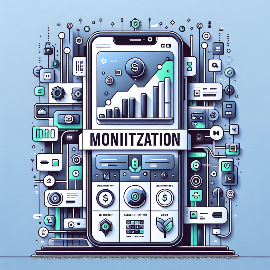image qui permet de representer l'article au titre de : Monétiser votre application Bubble.io : 3 stratégies efficaces avec le mot : Monétisation au mileu et queles elements de design qui font penser aux milieu techno et no-code